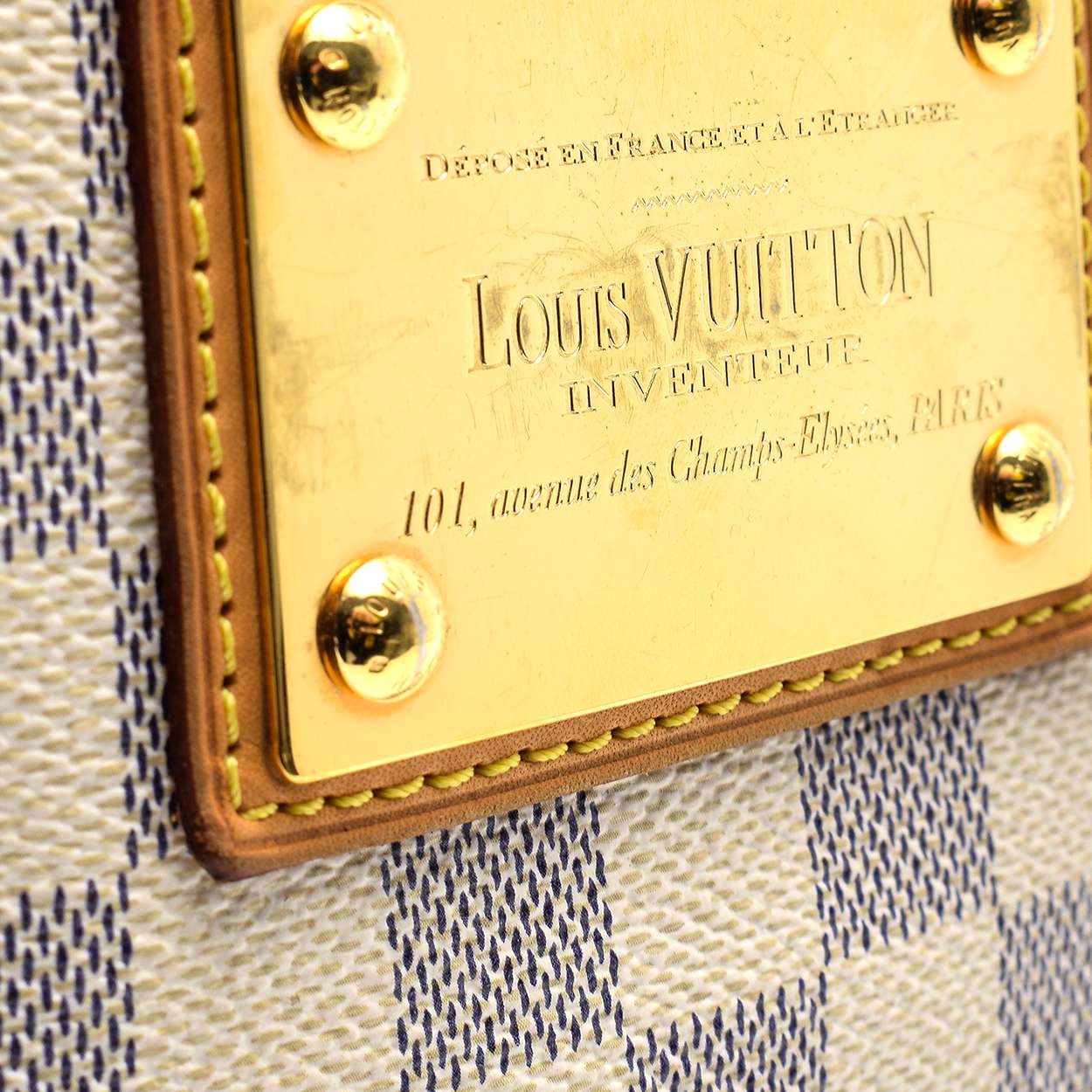 Louis Vuitton - Damier Azur Canvas Galliera PM Bag
